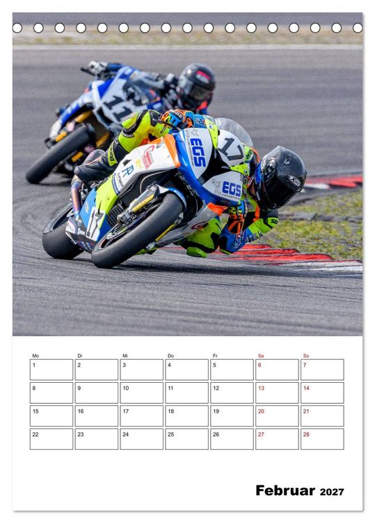 Produktbild: SuperBikes (Tischkalender 2027 DIN A5 hoch), CALVENDO Monatskalender
