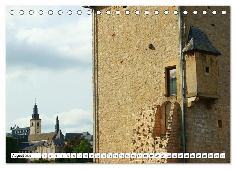 Produktbild: Luxemburg entlang des Wenzelwegs (Tischkalender 2026 DIN A5 quer), CALVENDO Monatskalender