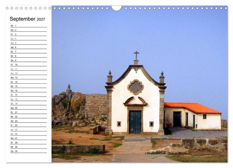 Produktbild: Camino Portugues - Jakobsweg (Wandkalender 2027 DIN A3 quer), CALVENDO Monatskalender