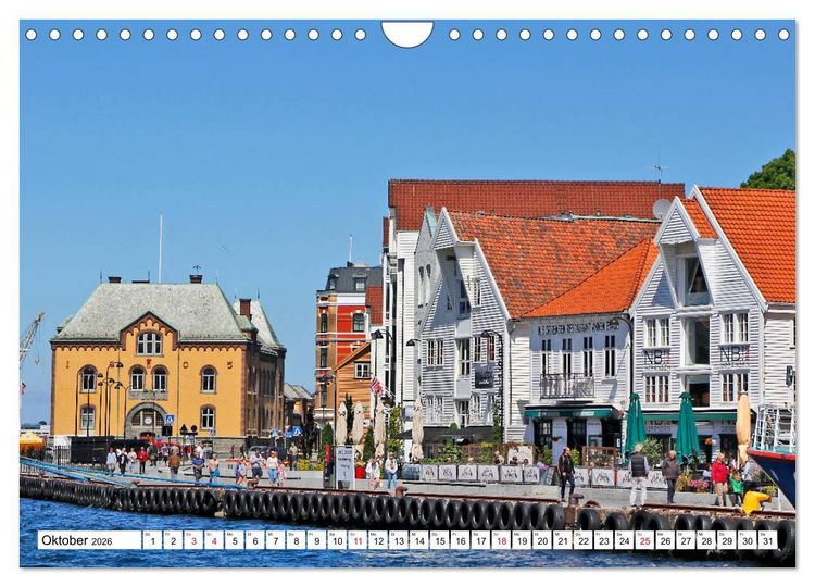 Produktbild: Sommer in Stavanger vom Frankfurter Taxifahrer Petrus Bodenstaff (Wandkalender 2026 DIN A4 quer), CALVENDO Monatskalender