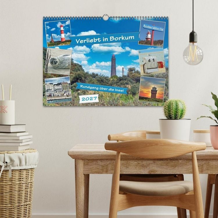 Produktbild: Verliebt in Borkum (Wandkalender 2027 DIN A3 quer), CALVENDO Monatskalender