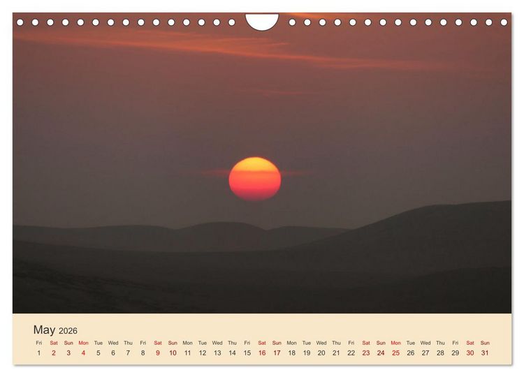 Produktbild: World sunsets (Wall Calendar 2026 DIN A4 landscape), CALVENDO 12 Month Wall Calendar