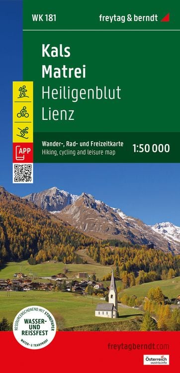 Bild vom Artikel Kals - Matrei, Wander-, Rad- und Freizeitkarte 1:50.000, freytag & berndt, WK 181 vom Autor Freytag & berndt