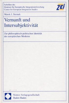 Produktbild: Vernunft und Intersubjektivit&auml;t