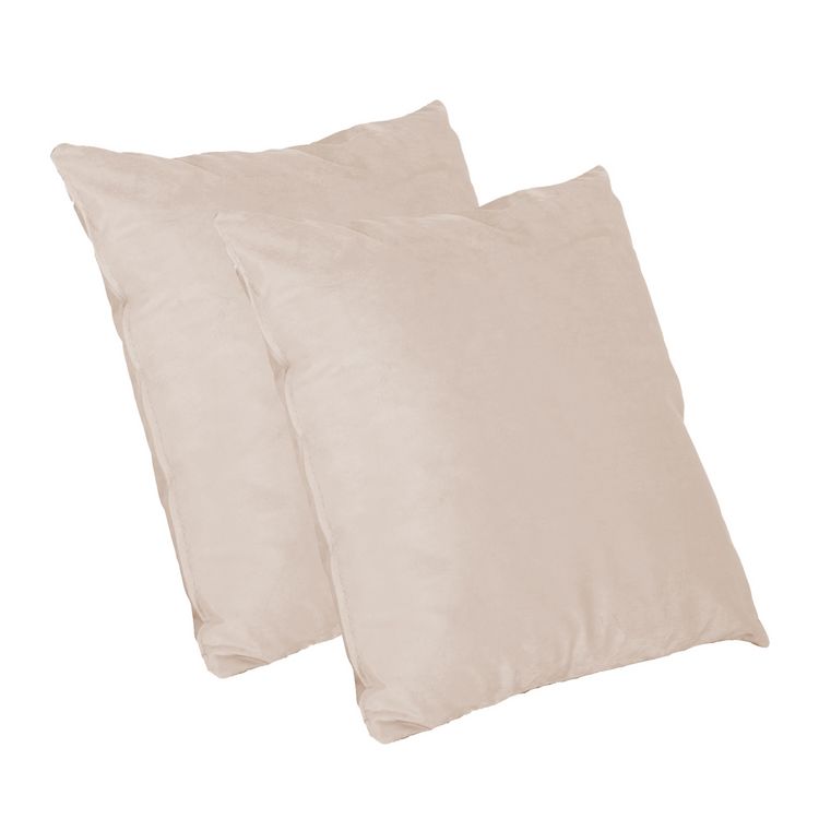 Produktbild: HTI-Living Kissen Nathalie Unifarben Beige 2er-Set Kissen Nathalie Unifarben Beige 2er-Set