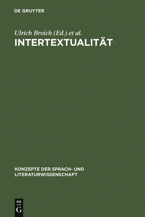 Produktbild: Intertextualit&auml;t