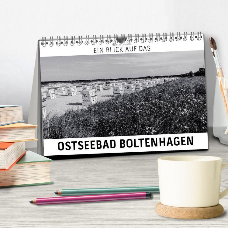 Produktbild: Ein Blick auf das Ostseebad Boltenhagen (Tischkalender 2026 DIN A5 quer), CALVENDO Monatskalender