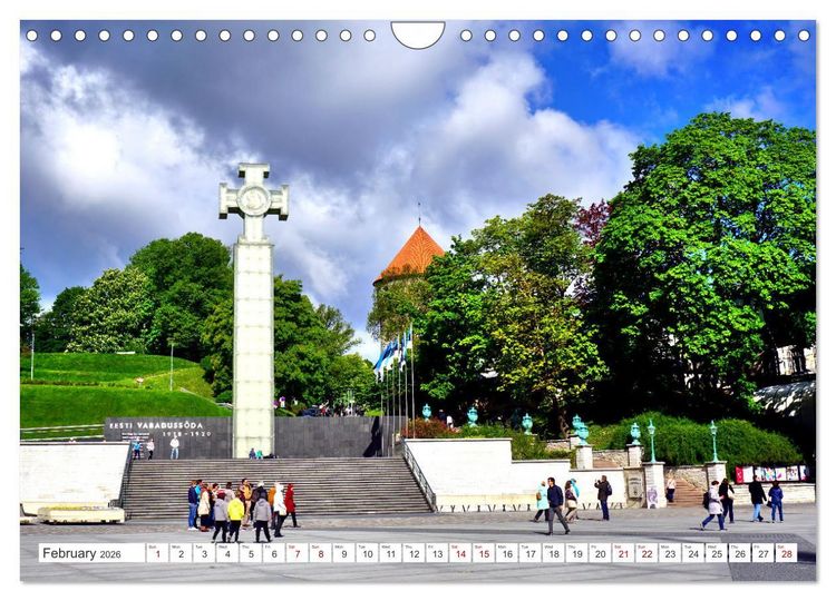 Produktbild: Exploring Tallinn (Wall Calendar 2026 DIN A4 landscape), CALVENDO 12 Month Wall Calendar