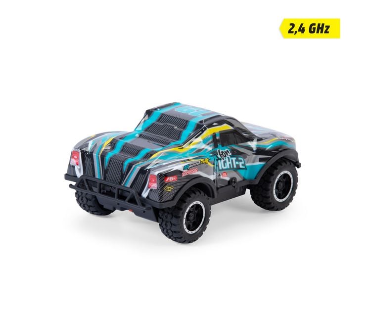 Produktbild: Dickie Toys 201103016 RC Glow Truggy 1:24 RC Einsteiger Modellauto Elektro Truggy