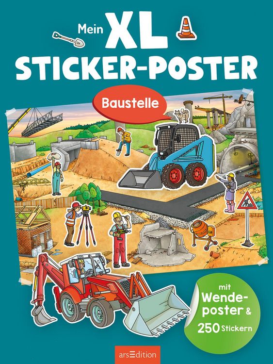 Produktbild: Mein XL Sticker-Poster Baustelle