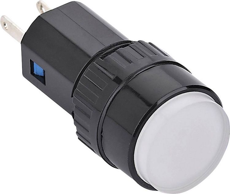 Produktbild: TRU Components 140384 LED-Signalleuchte Wei&szlig; 24 V/DC, 24 V/AC
