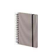 Produktbild: S.O.H.O. Taupe - Wire-o-Notizbuch DIN A5 m. Gummizug