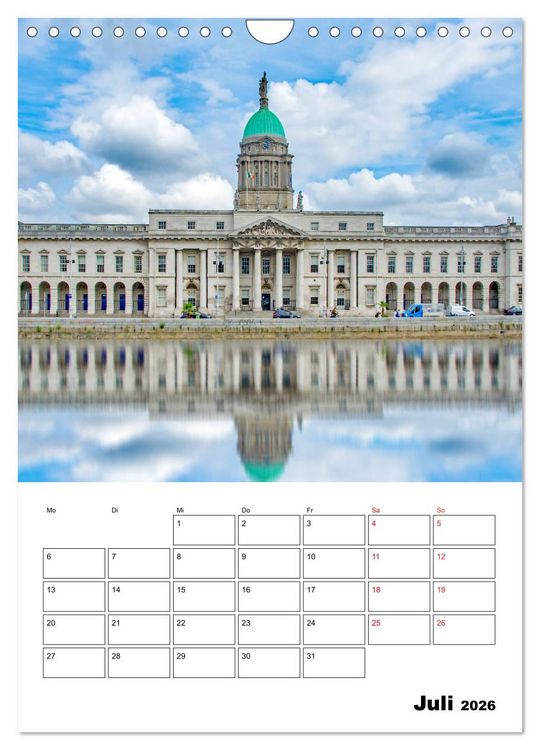 Produktbild: Dublin - faszinierende irische Hauptstadt (Wandkalender 2026 DIN A4 hoch), CALVENDO Monatskalender
