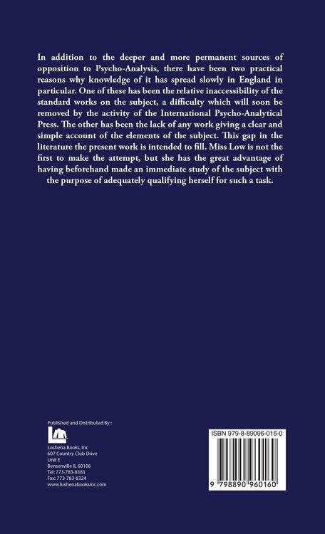 Produktbild: Psycho-Analysis A Brief Account of the Freudian Theory
