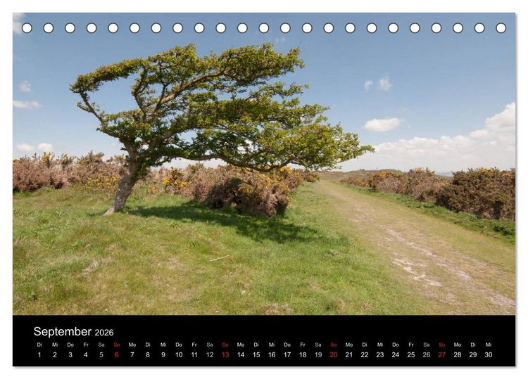 Produktbild: Unterwegs auf der Isle of Wight (Tischkalender 2026 DIN A5 quer), CALVENDO Monatskalender