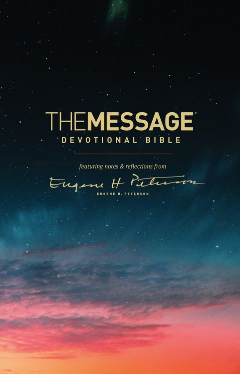 Produktbild: The Message Devotional Bible