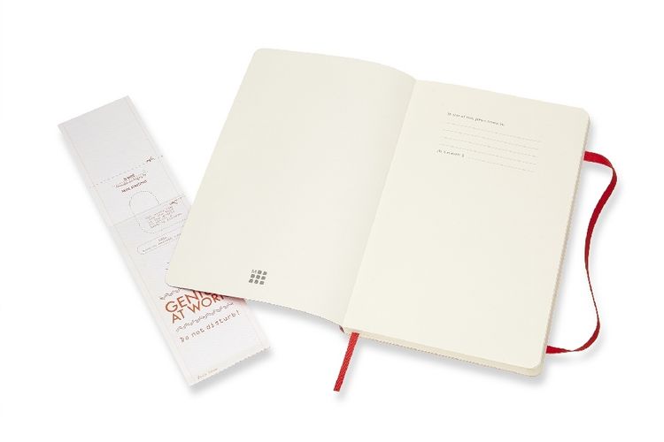 Produktbild: MOLESKINE NOTIZBUCH L/A5, BLANKO, SOFT COVER, SCHARLACHROT