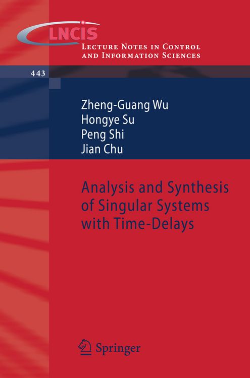 Produktbild: Analysis and Synthesis of Singular Systems with Time-Delays