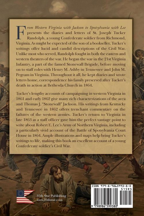 Produktbild: From Western Virginia with Jackson to Spotsylvania with Lee