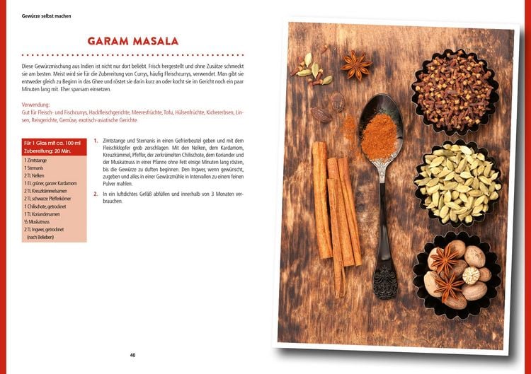 Produktbild: Gew&uuml;rze selbst machen