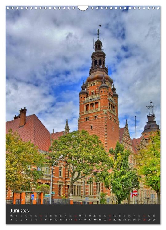 Produktbild: Stettin Szczecin (Wandkalender 2026 DIN A3 hoch), CALVENDO Monatskalender