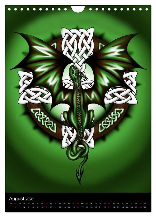 Produktbild: Drachen (Wandkalender 2026 DIN A4 hoch), CALVENDO Monatskalender