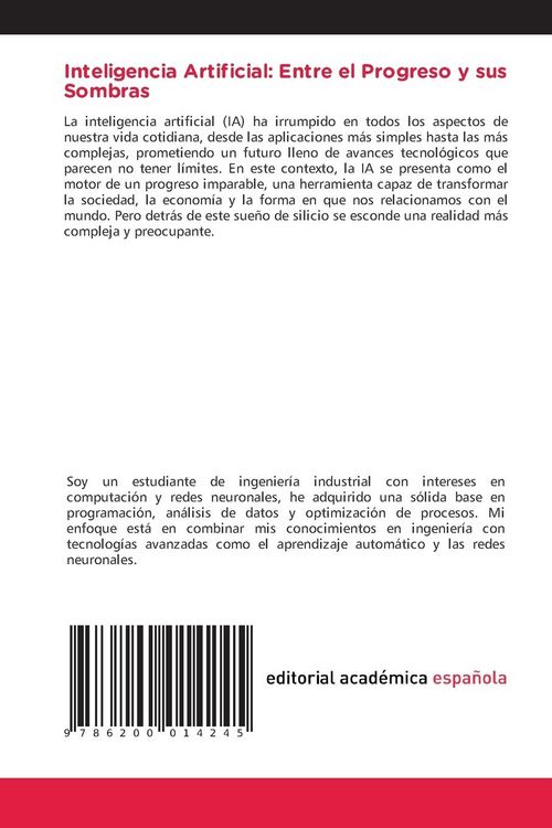 Produktbild: Inteligencia Artificial: Entre el Progreso y sus Sombras