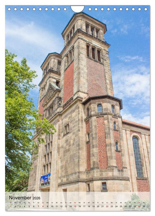 Produktbild: Historisches M&uuml;nster (Wandkalender 2026 DIN A4 hoch), CALVENDO Monatskalender