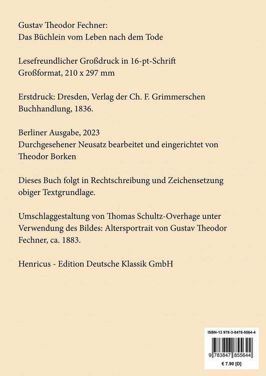 Produktbild: Das B&uuml;chlein vom Leben nach dem Tode (Gro&szlig;druck)