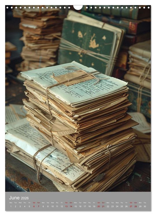 Produktbild: In Love with the Past (Wall Calendar 2026 DIN A3 portrait), CALVENDO 12 Month Wall Calendar