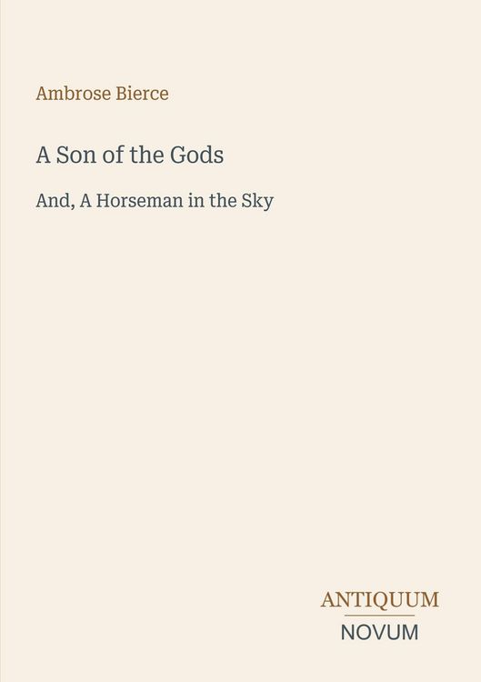 Produktbild: A Son of the Gods