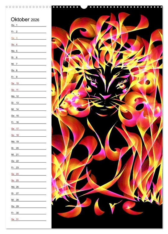 Produktbild: Textile Gewebekunst (Wandkalender 2026 DIN A2 hoch), CALVENDO Monatskalender