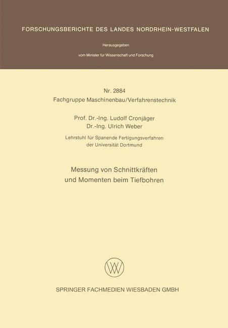 Produktbild: Messung von Schnittkr&auml;ften und Momenten beim Tiefbohren