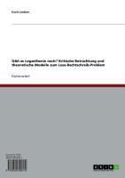 Produktbild: Gibt es Legasthenie noch? Kritische Betrachtung und theoretische Modelle zum Lese-Rechtschreib-Problem