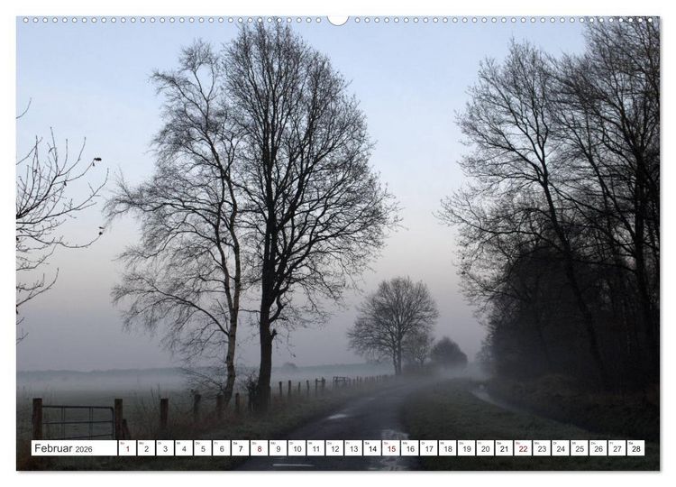 Produktbild: Osterholz-Scharmbeck, Natur-Impressionen aus dem Teufelsmoor (Wandkalender 2026 DIN A2 quer), CALVENDO Monatskalender