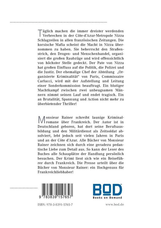 Produktbild: Commissaire Carlucci: Der Pate von Nizza