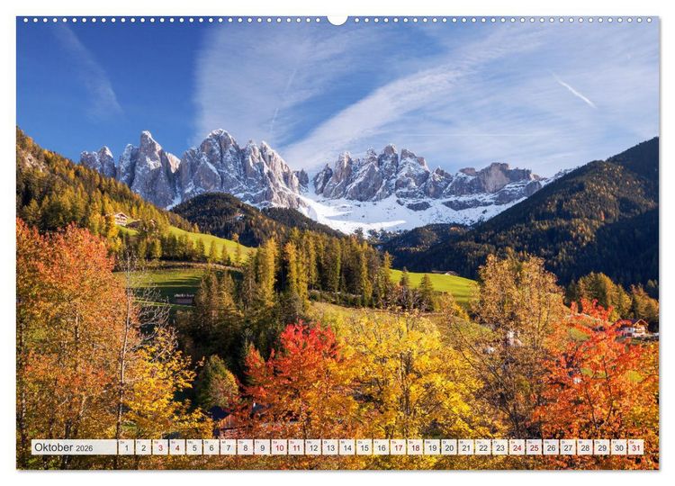 Produktbild: Italien - Eine Reise durch Bel Paese (hochwertiger Premium Wandkalender 2026 DIN A2 quer), Kunstdruck in Hochglanz