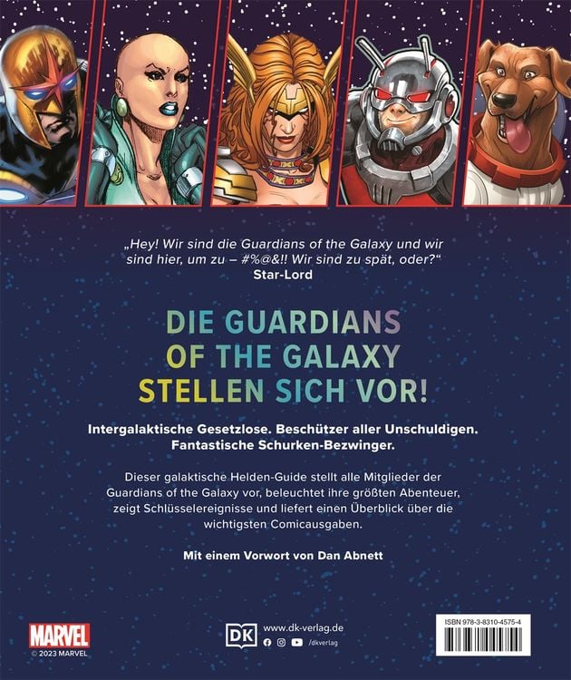Produktbild: MARVEL Guardians of the Galaxy Helden, Schurken, Schaupl&auml;tze und Geschichten