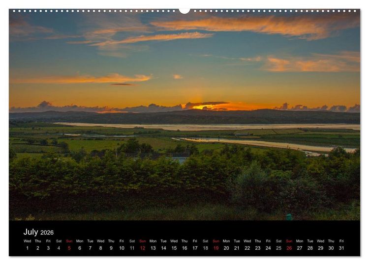 Produktbild: Landsapes of Donegal (High Quality Premium Wall Calendar 2026 DIN A2 landscape),CALVENDO 12 Month Wall Calendar