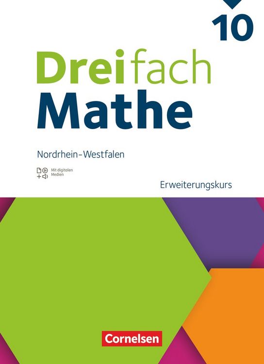 Produktbild: Dreifach Mathe - Nordrhein-Westfalen - Ausgabe 2022 - 10. Schuljahr