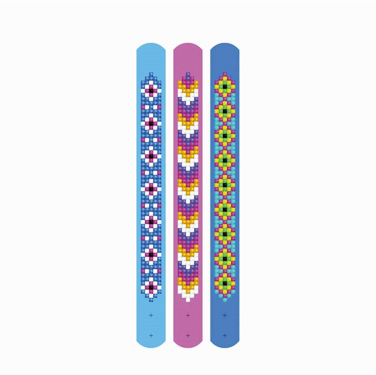 Produktbild: Dotzies by Diamond Dotz Armb&auml;nder Retro Blau