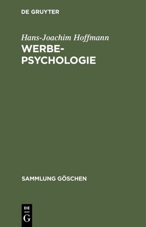 Produktbild: Werbepsychologie