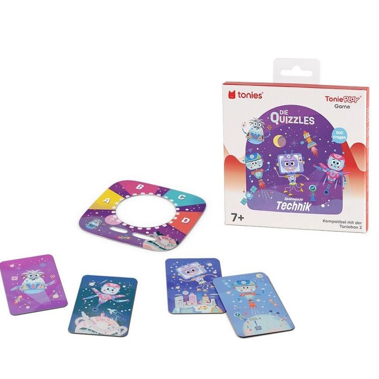 Produktbild: Tonies - Die Quizzles: Spannende Technik (Tonieplay Game S)