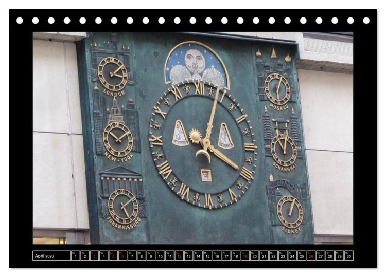 Produktbild: Zeit-Anzeige (Tischkalender 2026 DIN A5 quer), CALVENDO Monatskalender