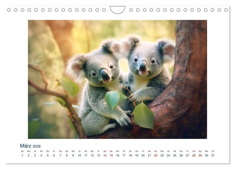Produktbild: Unzertrennlich (Wandkalender 2026 DIN A4 quer), CALVENDO Monatskalender