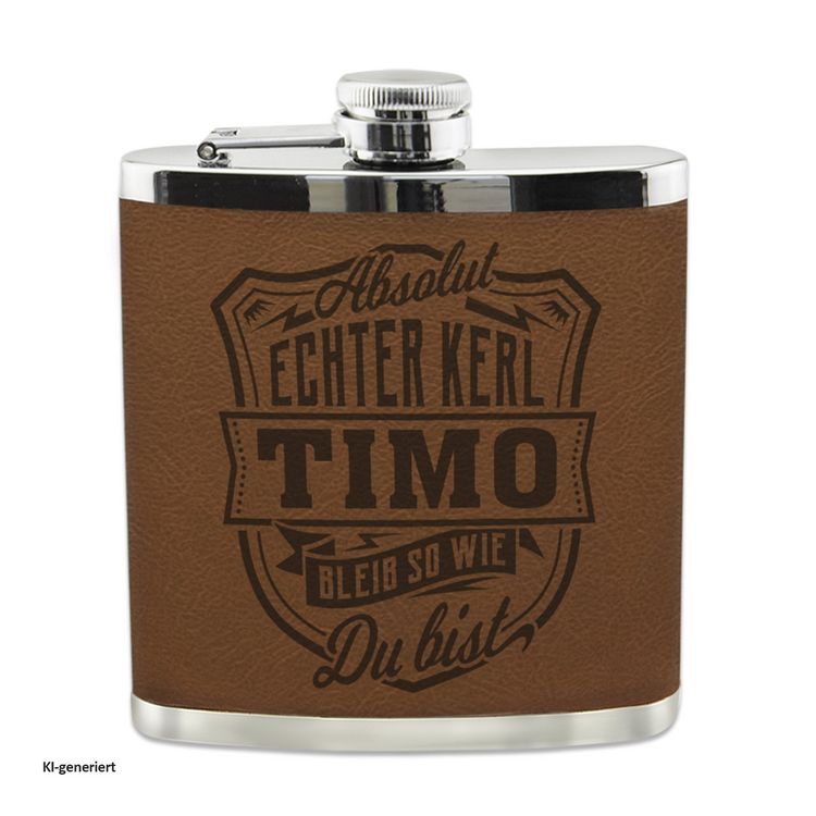 Produktbild: HTI-Living Echter Kerl Flachmann Timo Echter Kerl Flachmann Timo