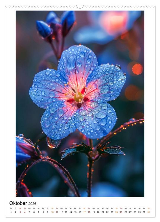Produktbild: Bl&uuml;ten traumhaft (hochwertiger Premium Wandkalender 2026 DIN A2 hoch), Kunstdruck in Hochglanz