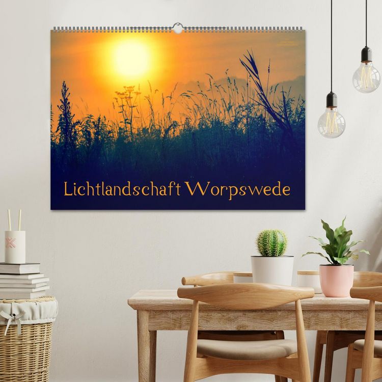 Produktbild: Lichtlandschaft Worpswede (Wandkalender 2026 DIN A2 quer), CALVENDO Monatskalender