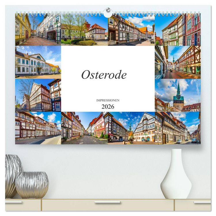 Produktbild: Osterode Impressionen (hochwertiger Premium Wandkalender 2026 DIN A2 quer), Kunstdruck in Hochglanz