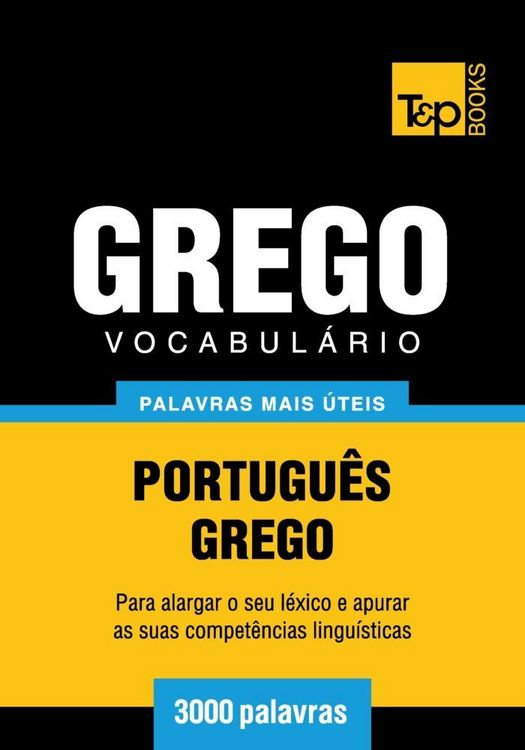 Produktbild: Vocabul&aacute;rio Portugu&ecirc;s-Grego - 3000 palavras